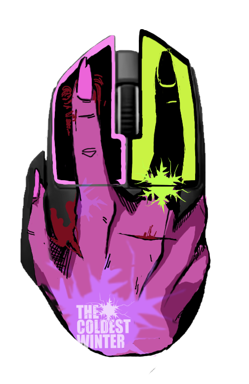 Early 2D concept for The Coldest Winter mouse