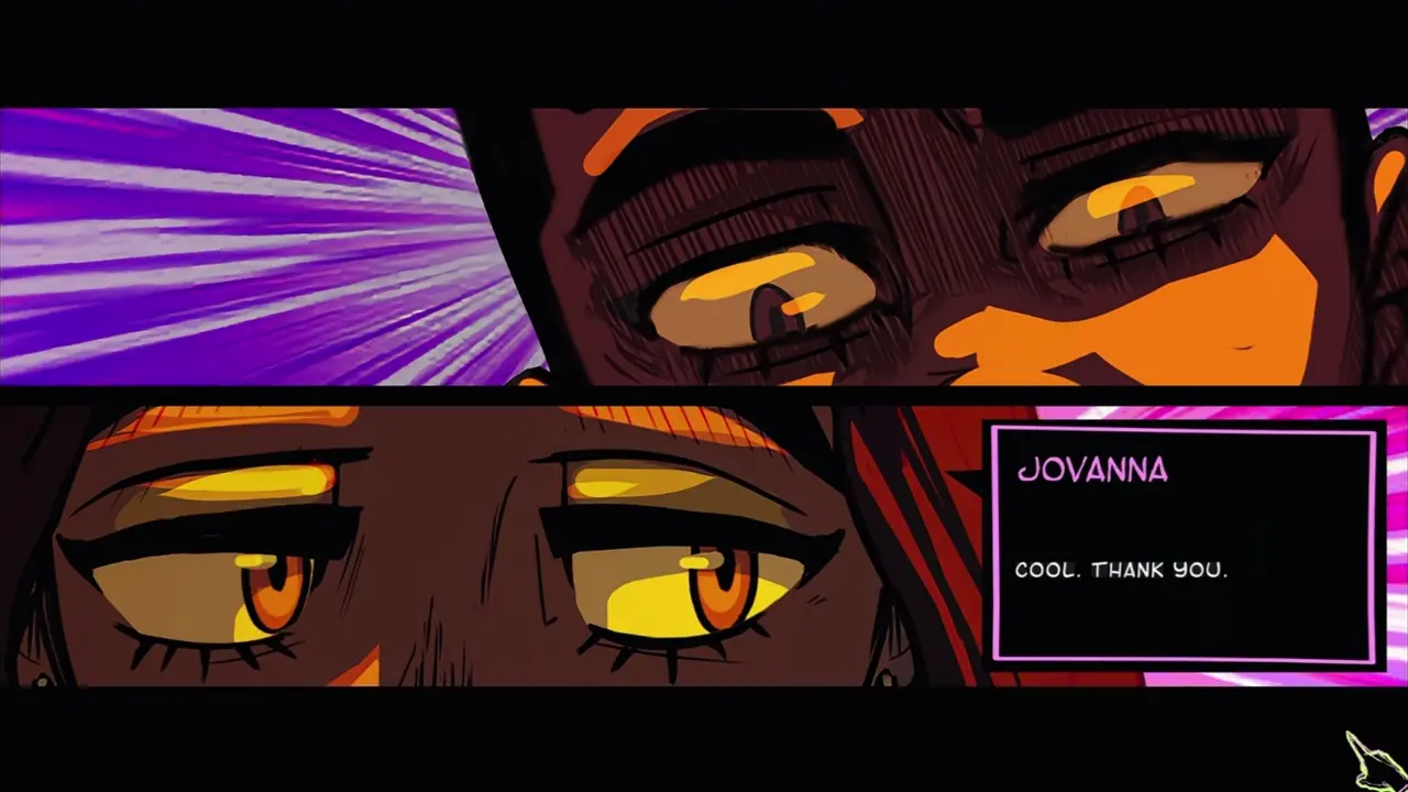 Jovanna reacts as private messages are read aloud